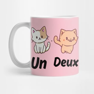 Un Deux Trois Cat shirt, Gifts for Cat Lovers, Cat tee shirt, Cat Tee, Cat shirts, Cat t shirt, dad cat shirt, cat mom shirt, Undex Cat 2 Mug